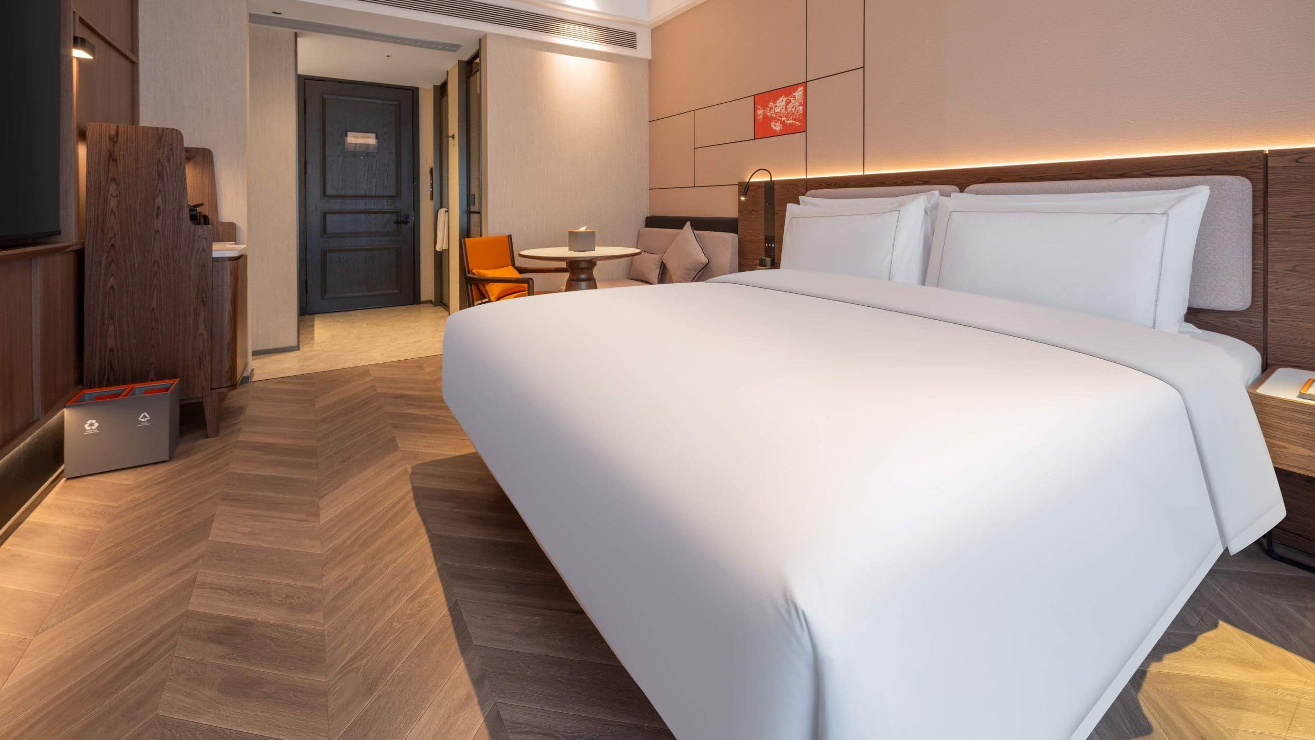 2 of 5 UrCove Nanjing Confucius Temple and Laomendong Resort Flower Path King Bed