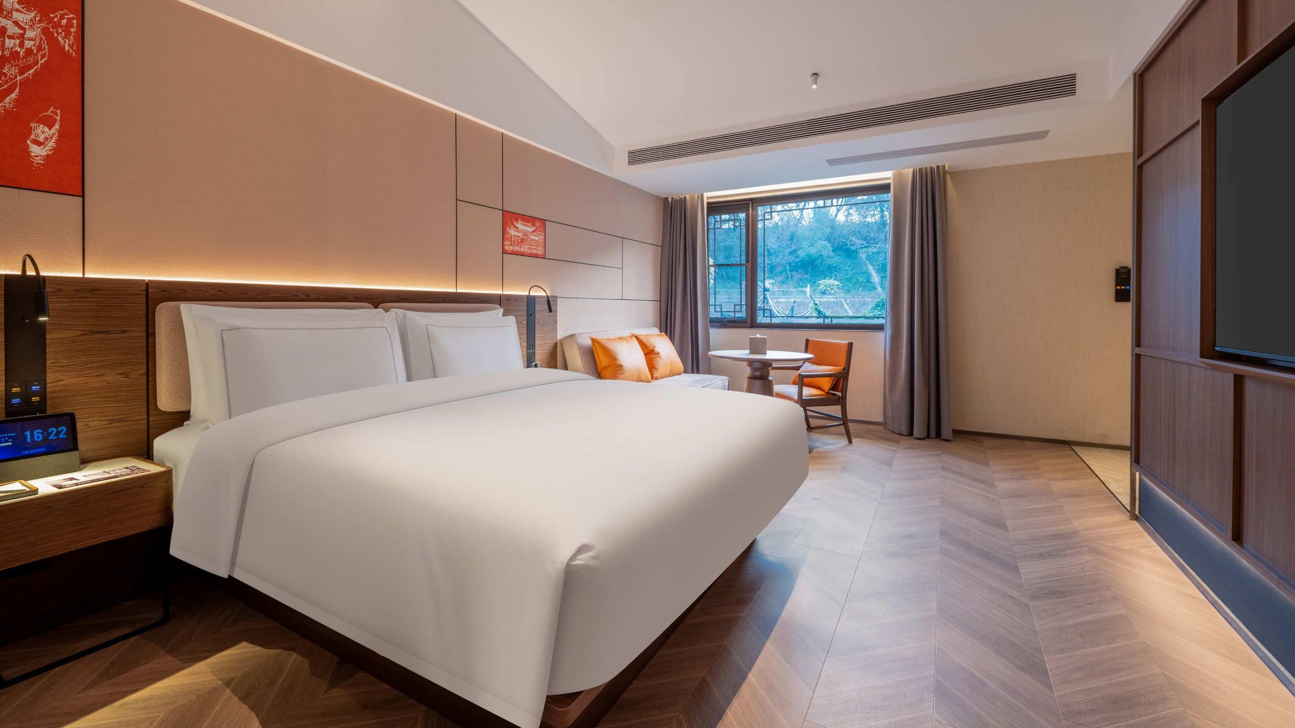 UrCove Nanjing Confucius Temple and Laomendong Resort Sunlit Family Twin Bed