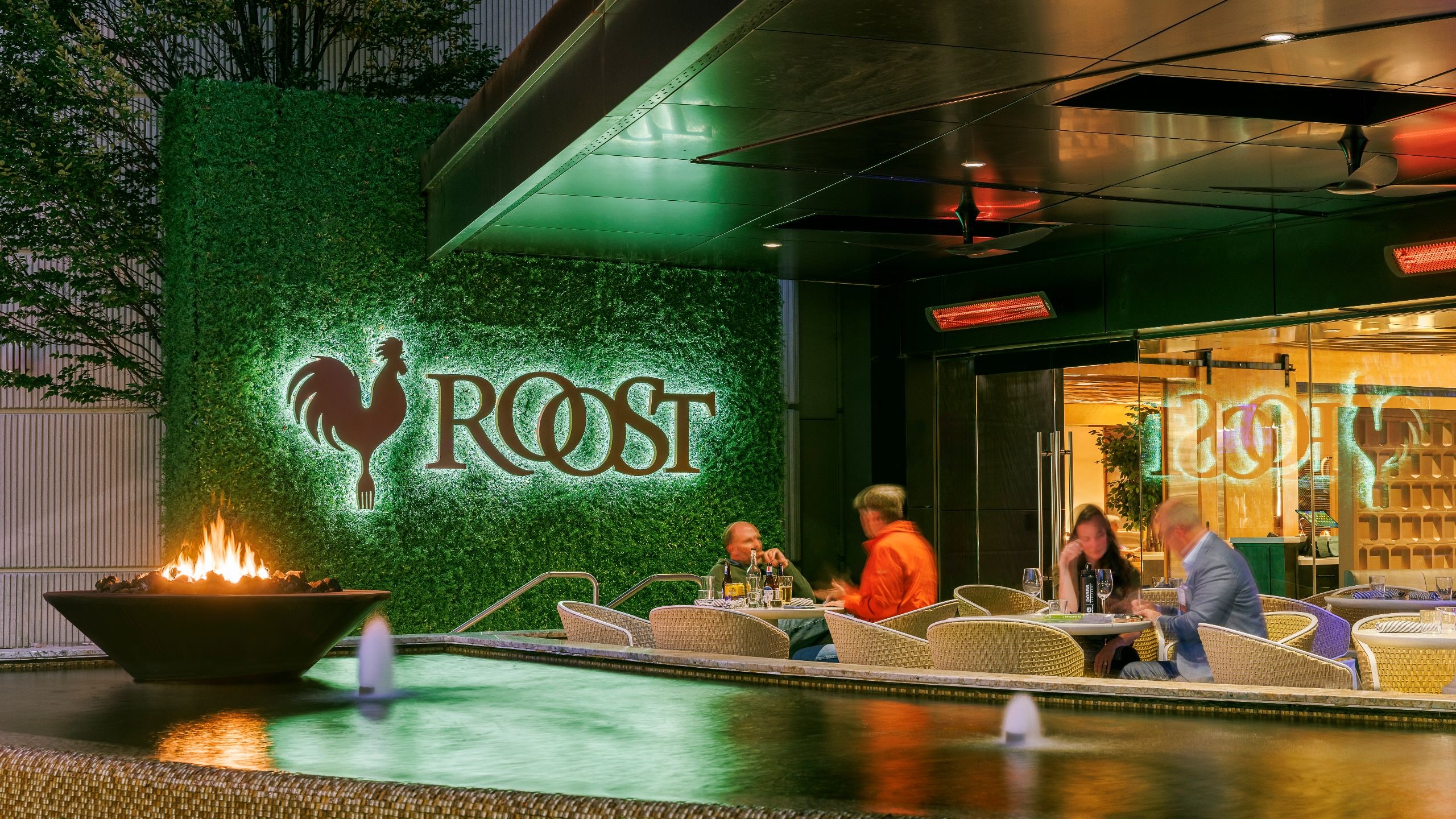 Roost Restaurant exterior patio