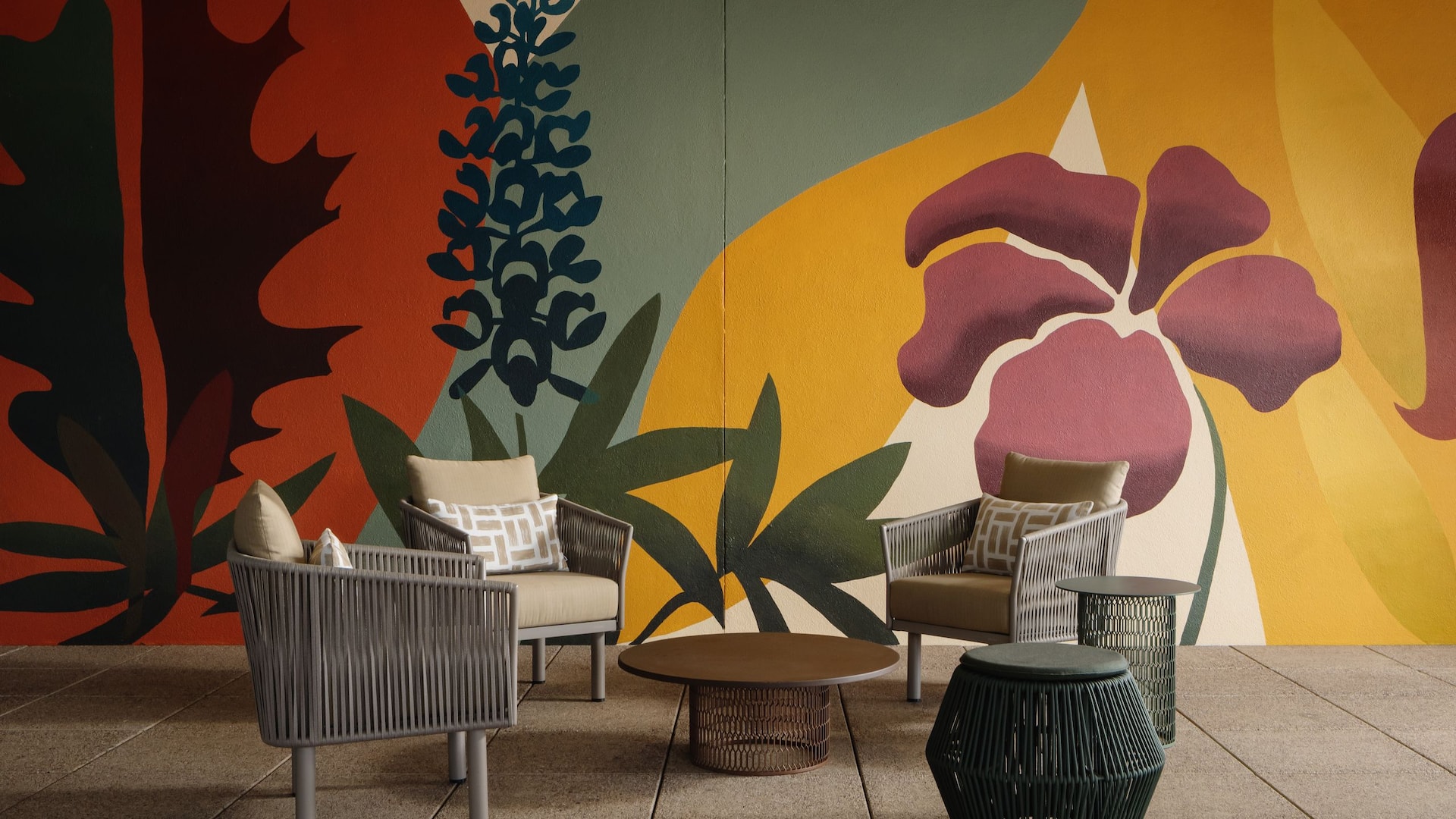 Hyatt Regency Austin Zilker Terrace Mural