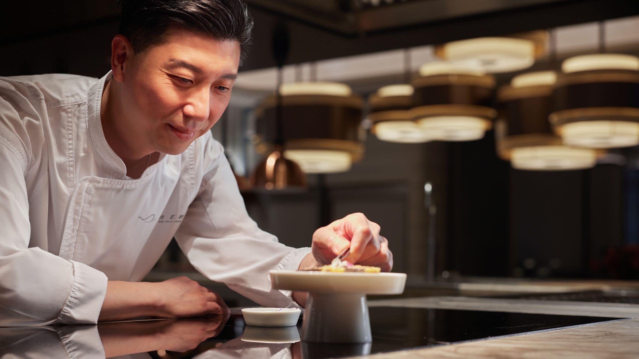 Hyatt Centric Victoria Harbour Hong Kong One Duck Lane Executive Chef Jack Chan Close Up