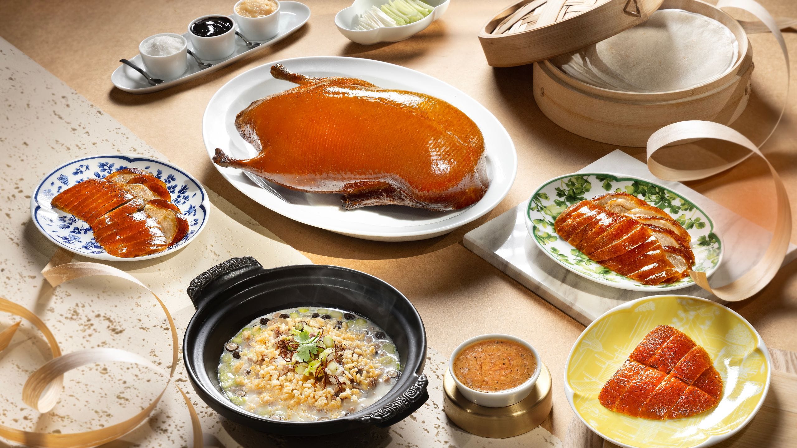 Hyatt Centric Victoria Harbour Hong Kong One Duck Lane Roasted Peking Duck Dishes Overview