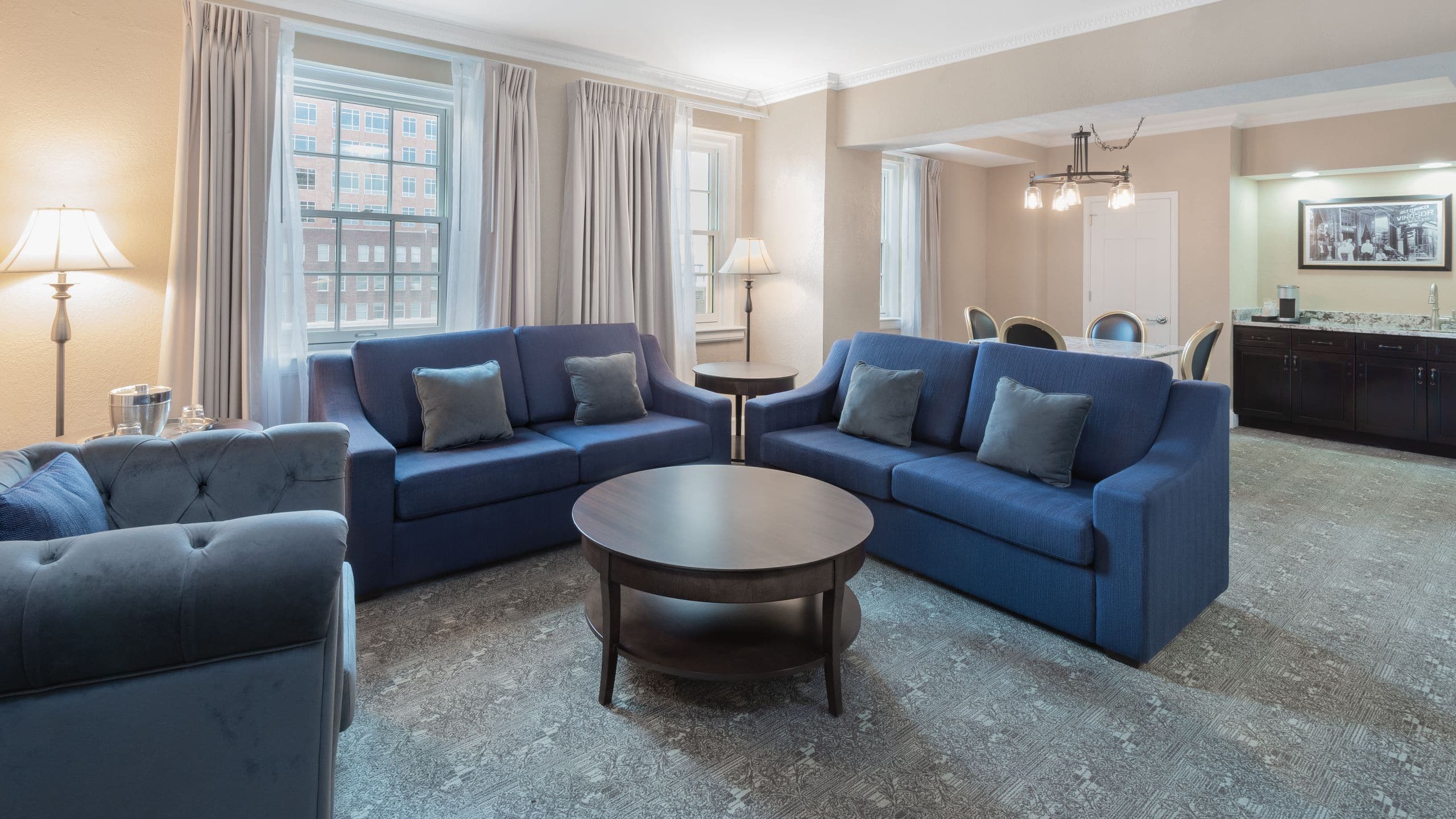 Americus Hotel Suite Living Area