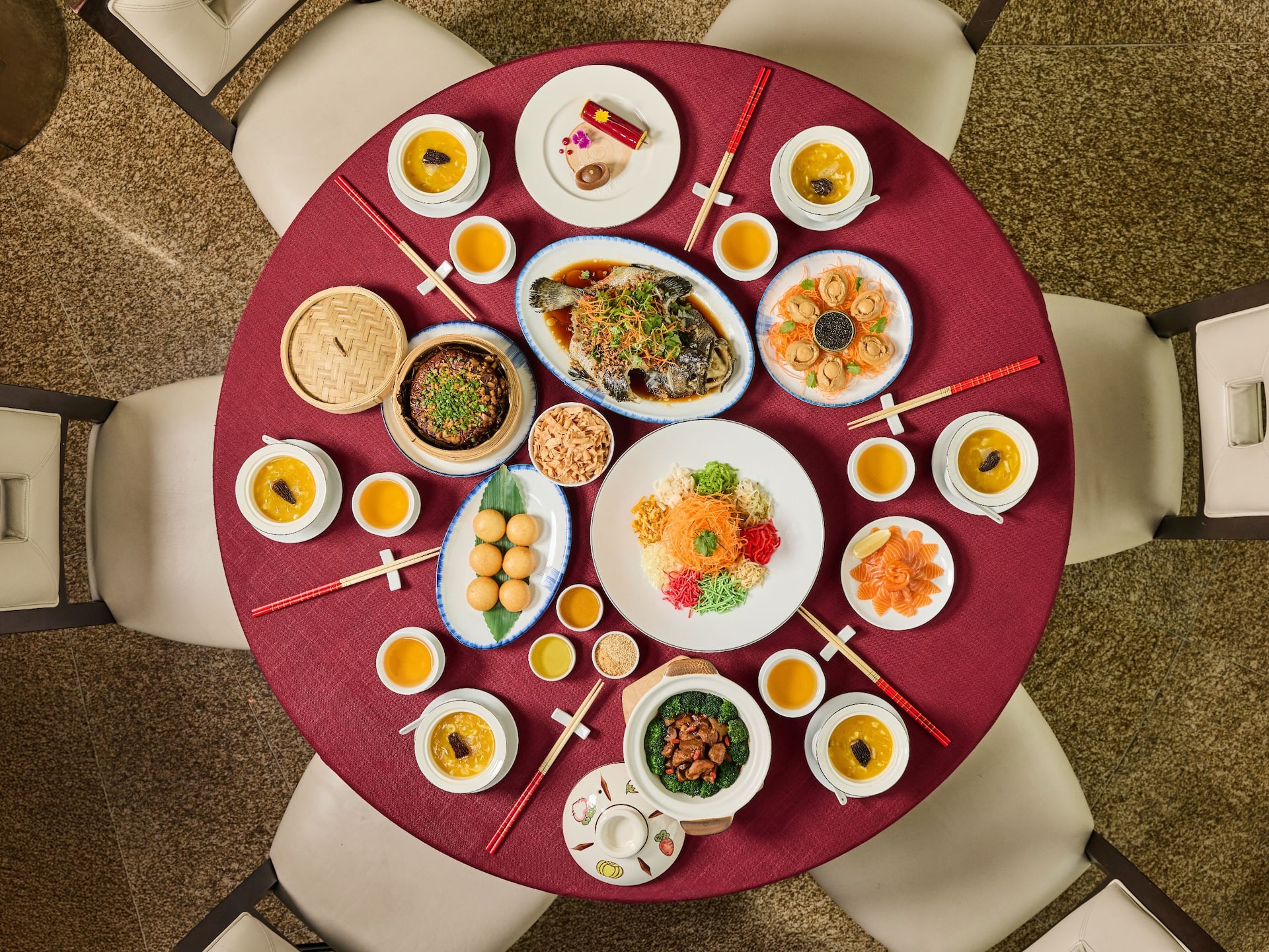 Grand Hyatt Kuala Lumpur Chinese New Year Group Food Shot