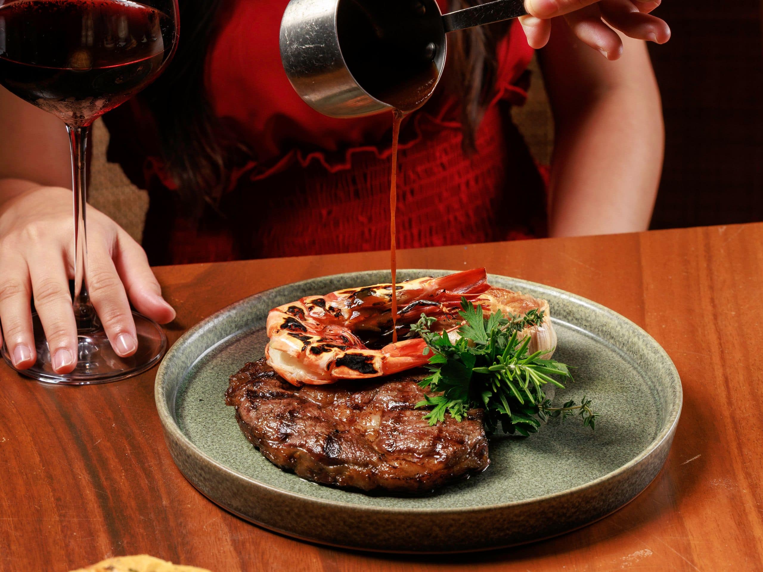 Andaz Pattaya Jomtien Beach Prawn Ribeye