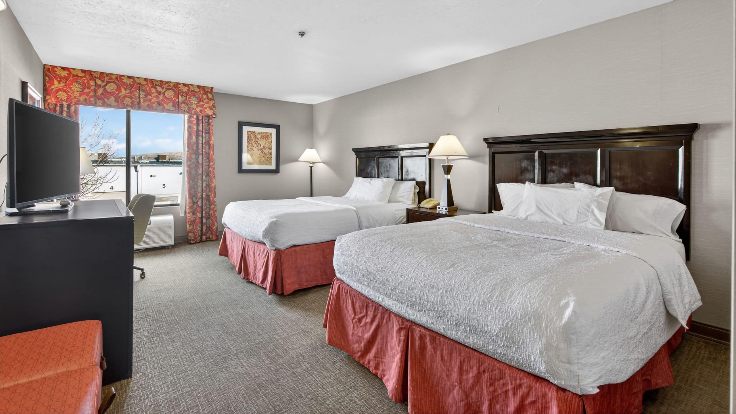 Hotel SLC  Two Queen Beds And Window
