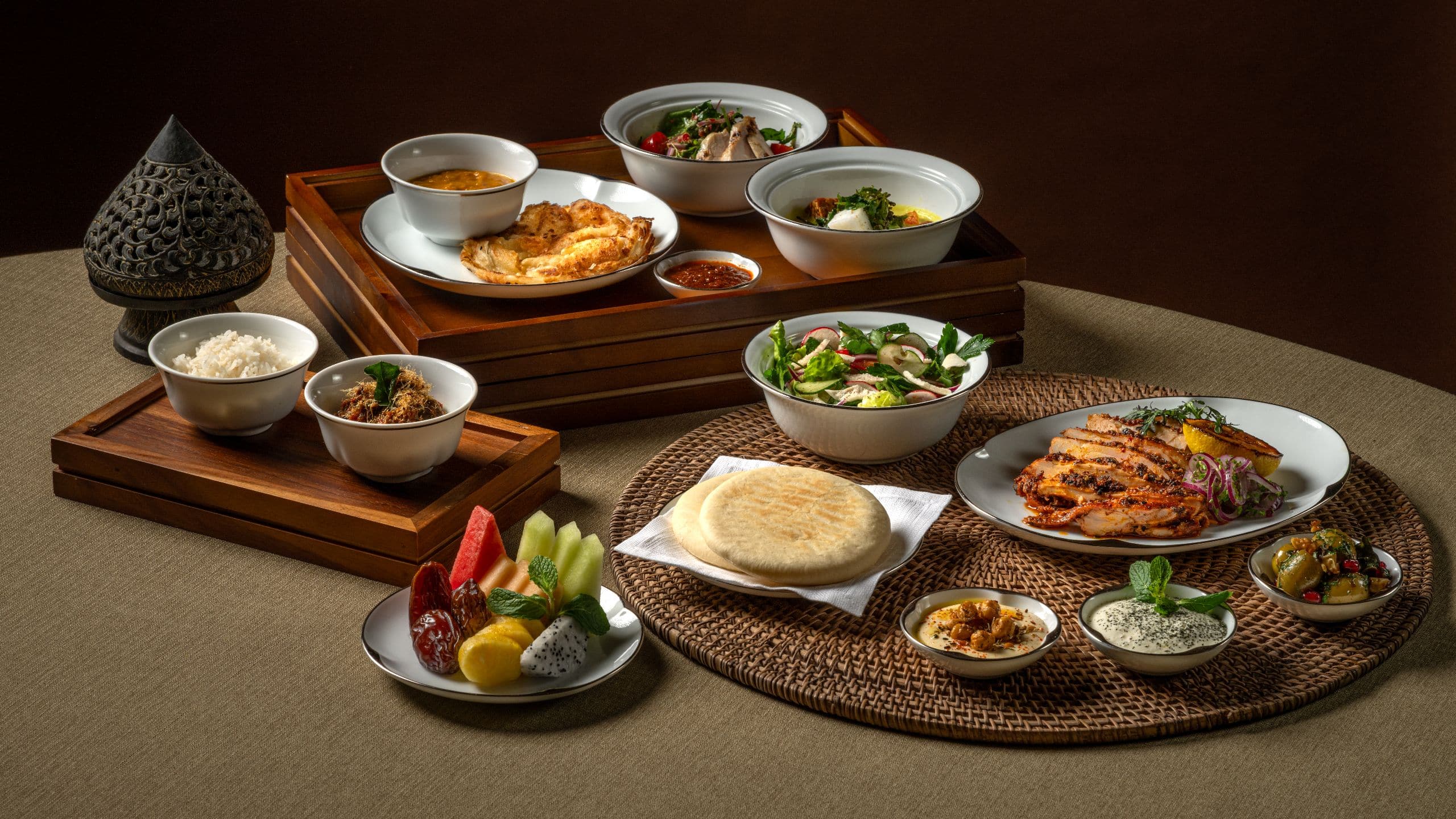 Park Hyatt Kuala Lumpur Ramadan Buffet Serving With Fruits And Appetizers