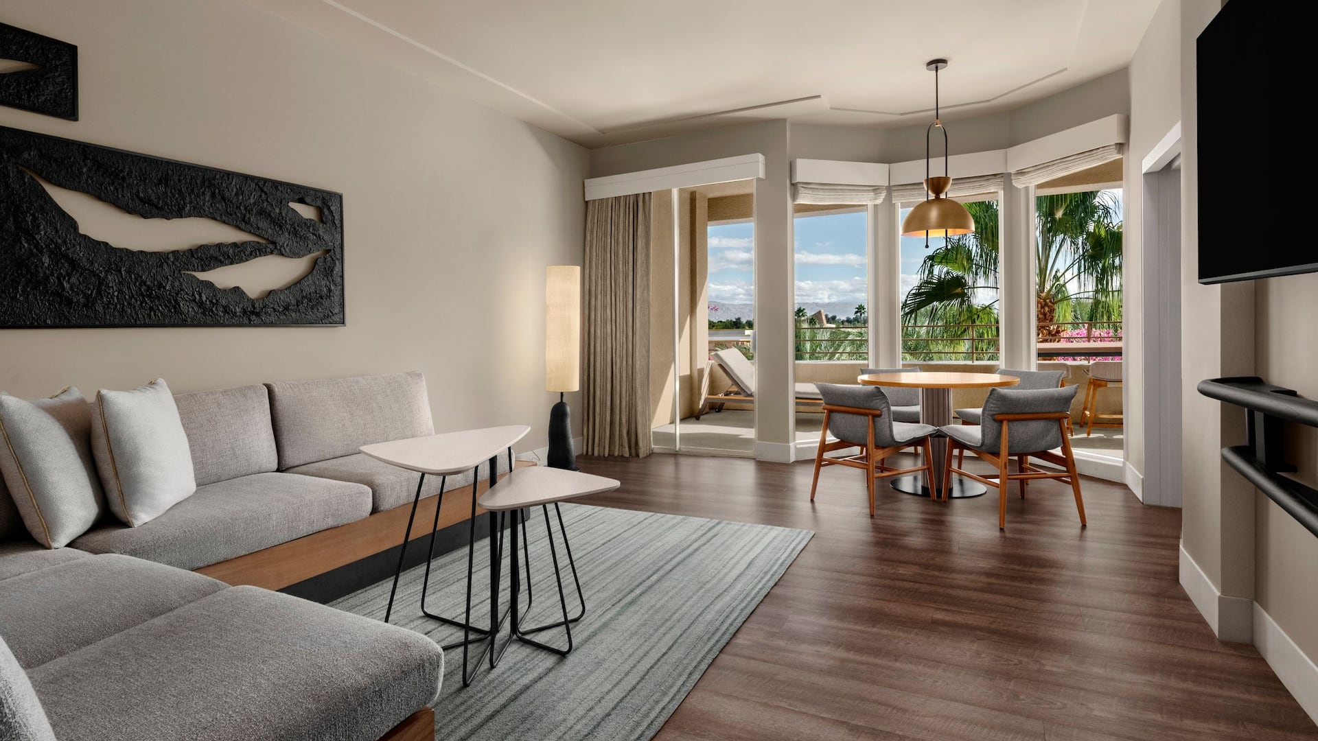 Grand Hyatt Indian Wells Resort & Villas Penthouse Suite Living Room Couch