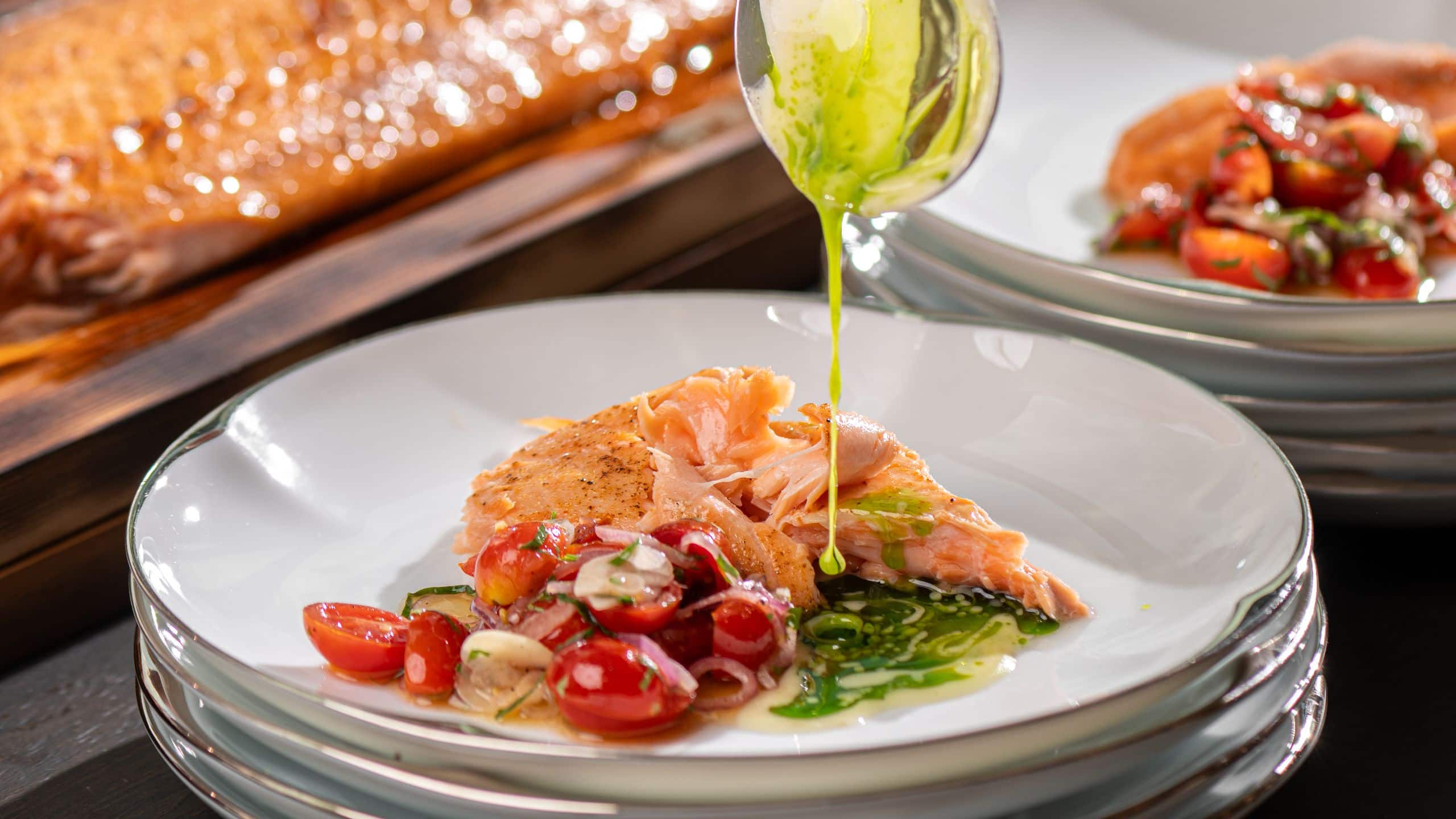 Park Hyatt Kuala Lumpur Salmon Events Plating