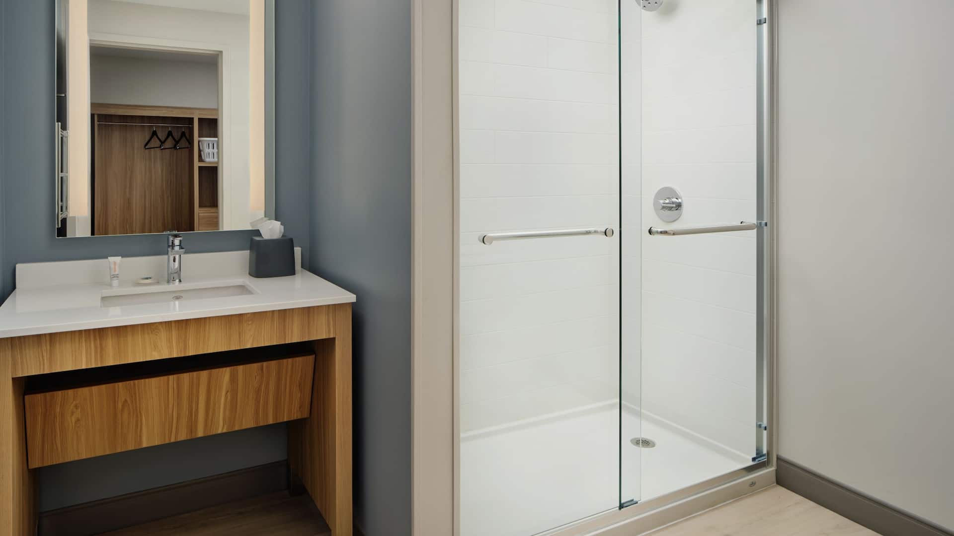 Hyatt Studios Huntsville Double Queen Wide Studio Suite Bathroom