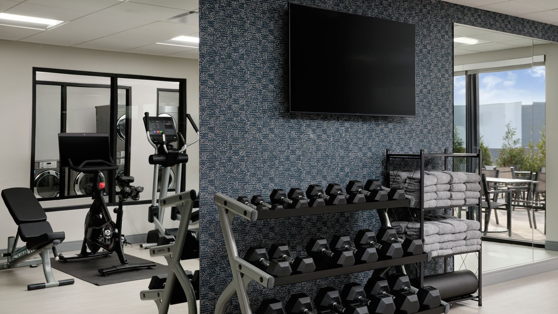 Hyatt Studios Huntsville Fitness Center Weights
