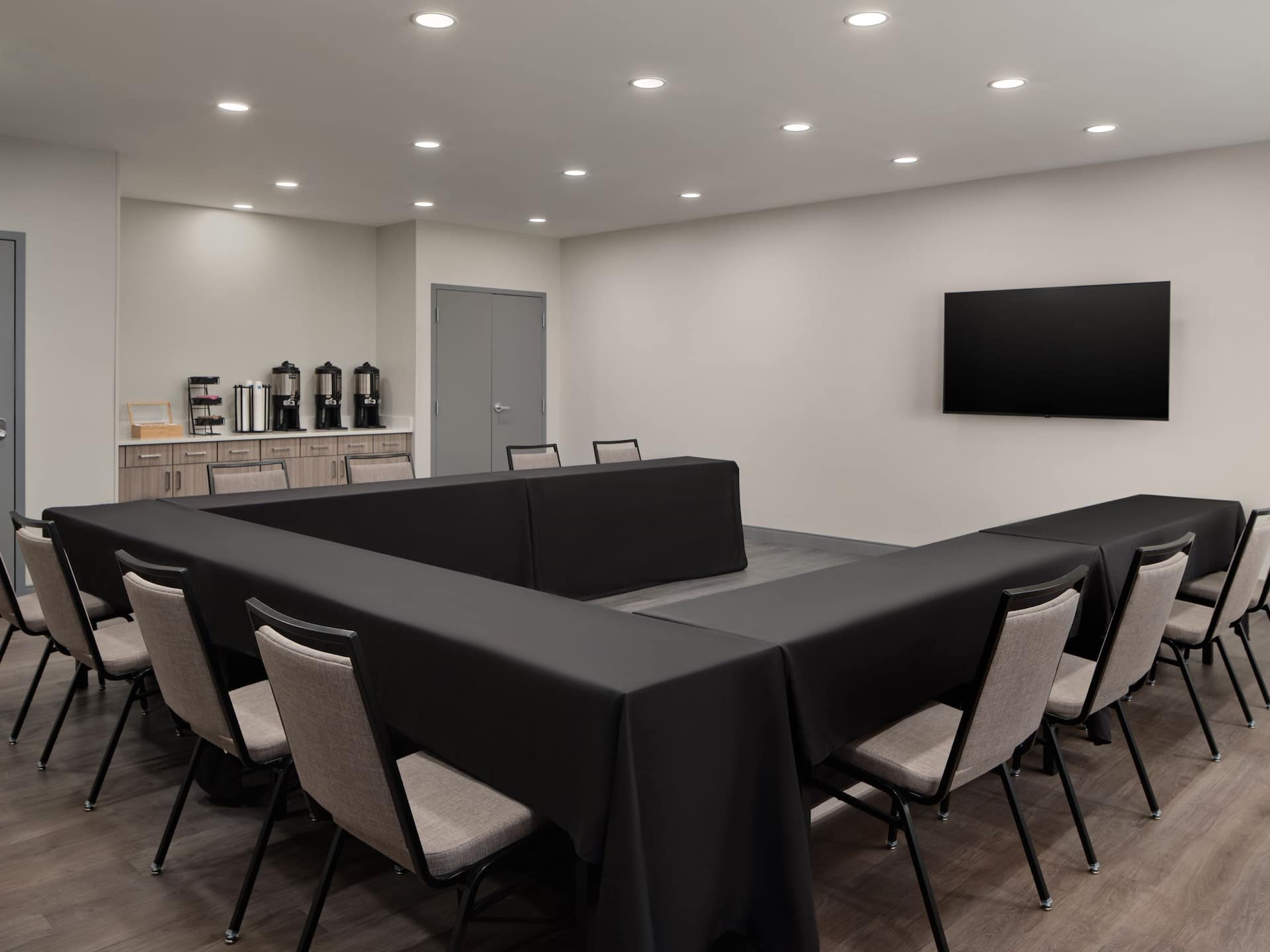 Hyatt Studios Lobby Work Laptop Breakfast