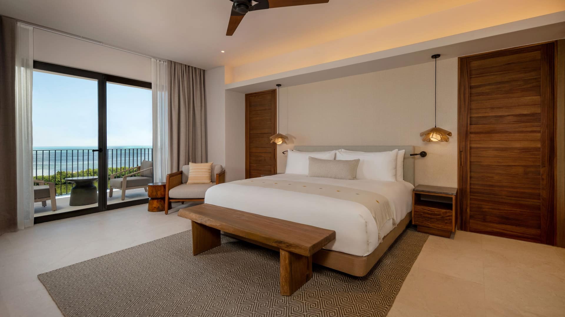 1 of 6 Grand Hyatt Cancun Beach Resort Ocean Front Bedroom Window