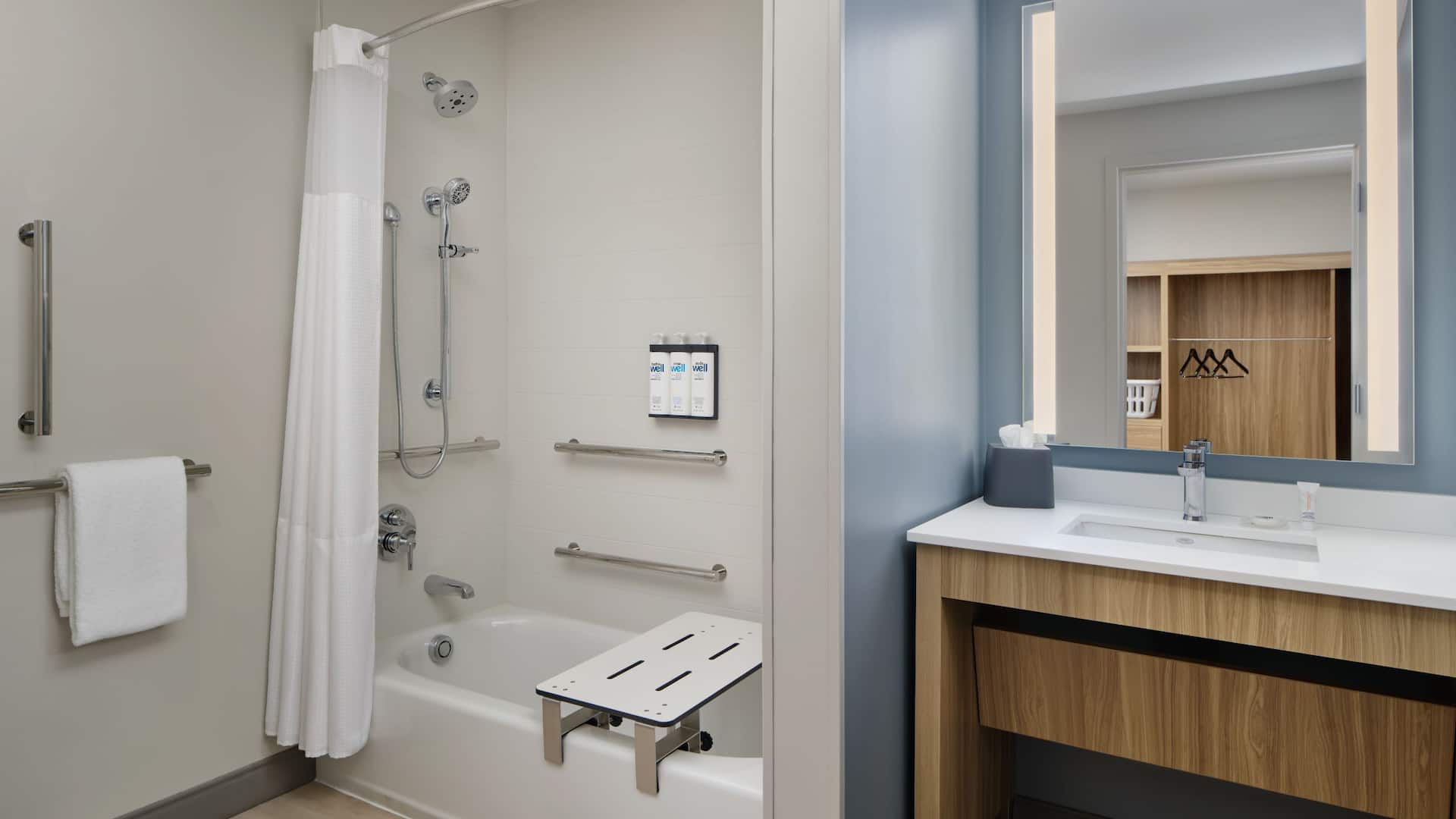 Hyatt Studios Huntsville Accessible Bath