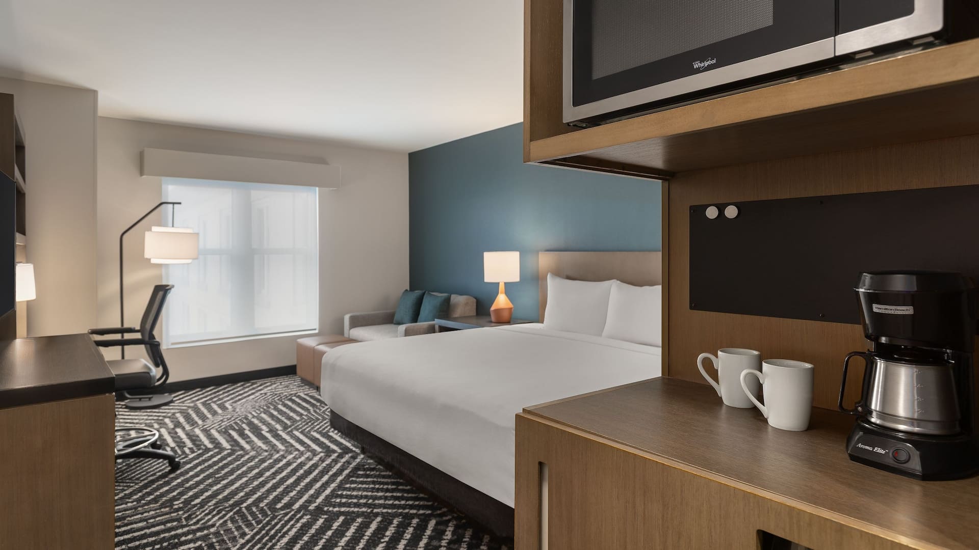 1 of 3 Hyatt House Charleston/Historic District King Bedroom