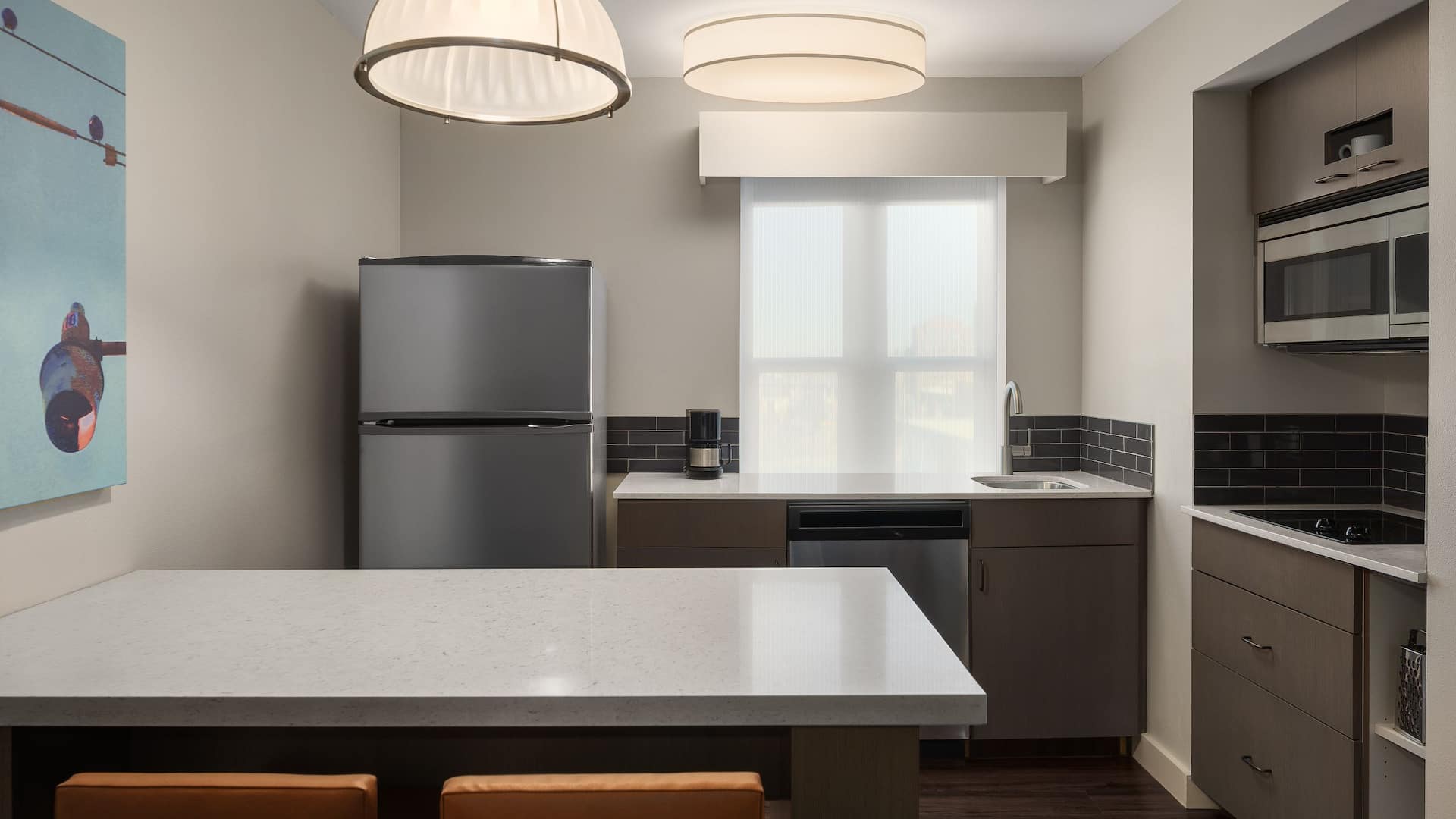 4 of 5 Hyatt House Charleston/Historic District One Bedroom Suite Kitchen Close