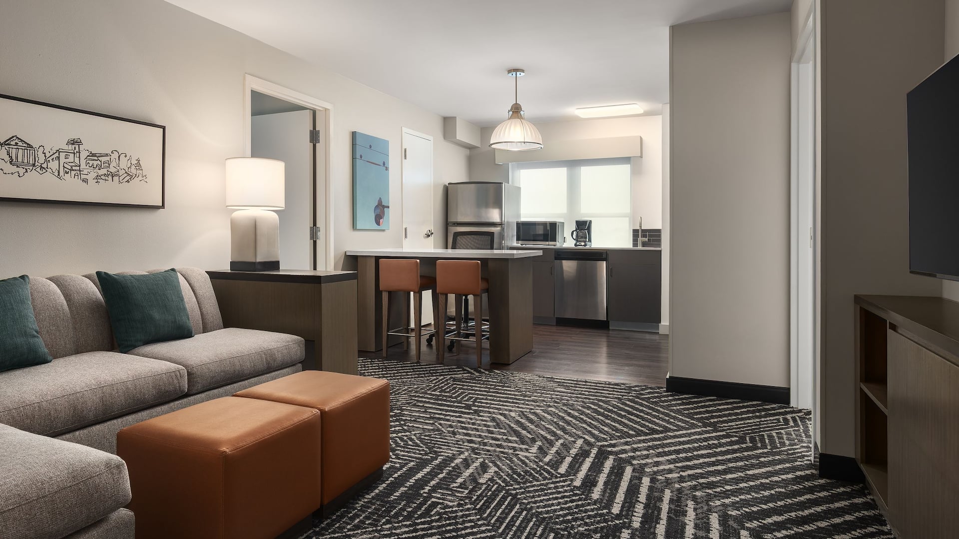 Hyatt House Charleston/Historic District Two Bedroom Suite Overall