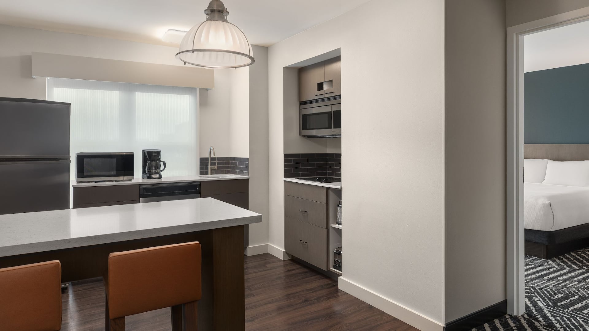 4 of 5 Hyatt House Charleston/Historic District Two Bedroom Suite Kitchen