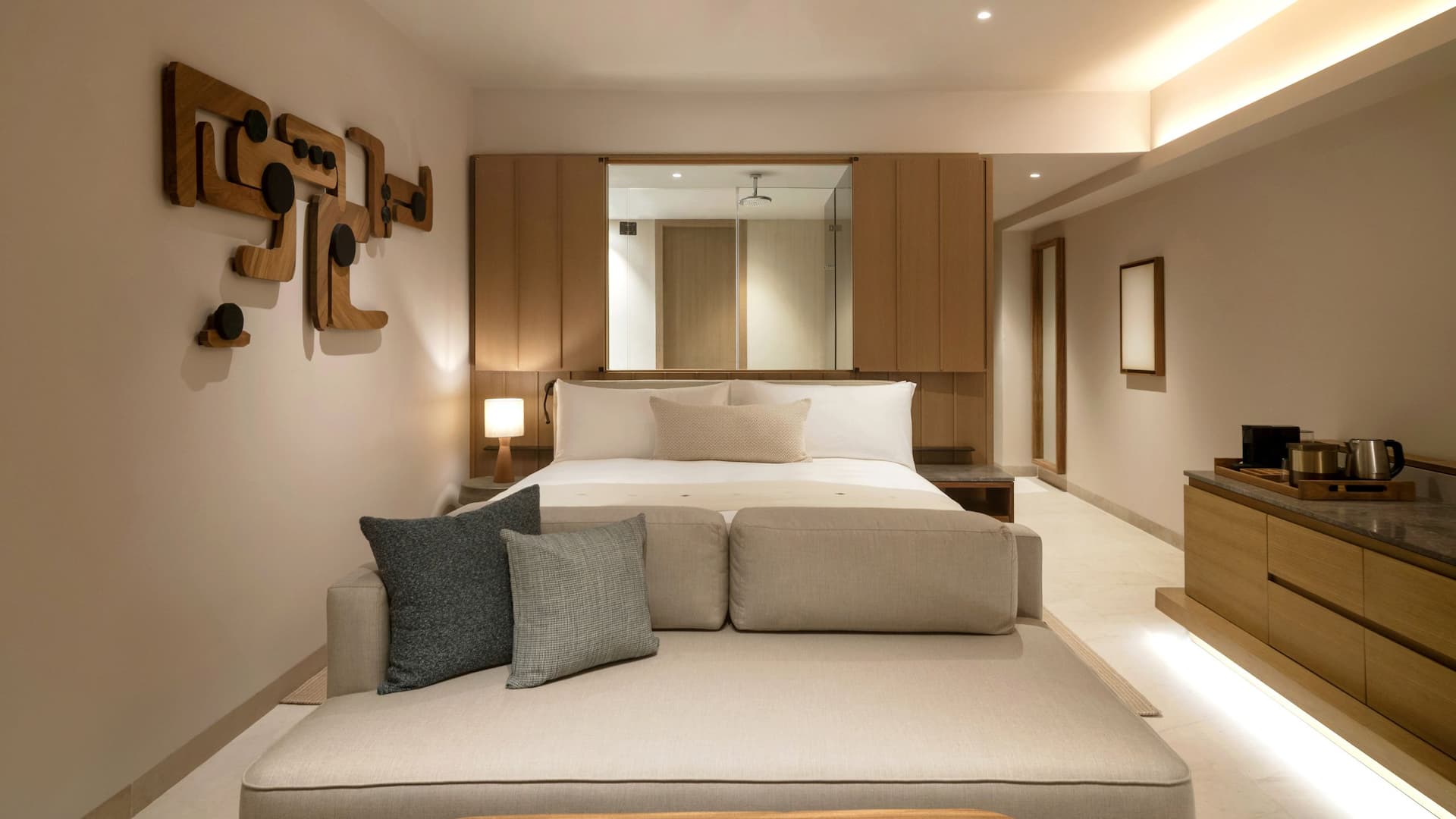 Grand Hyatt Cancun Beach Resort King Bedroom Couch