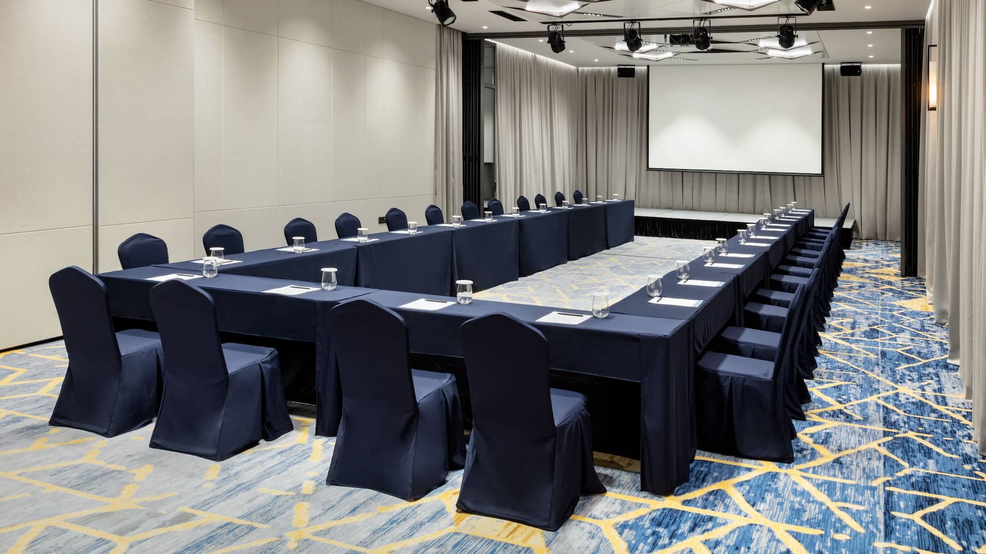 1 of 2 Hyatt Place Busan Yeonsan Ballroom 1 U Shape Setup