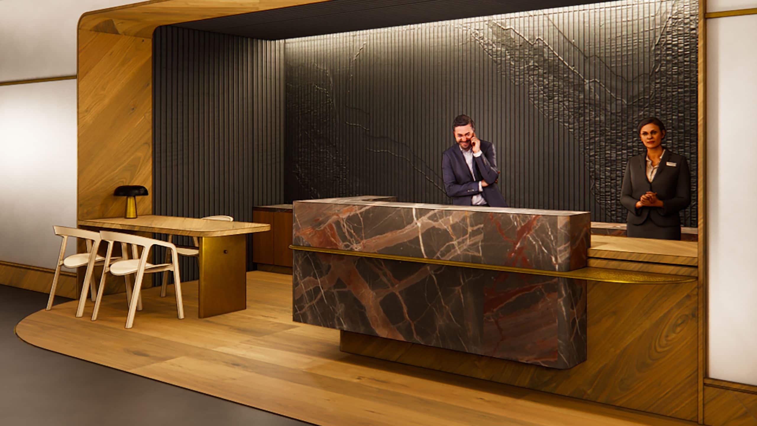 Hotel 1000 Front Desk Reception