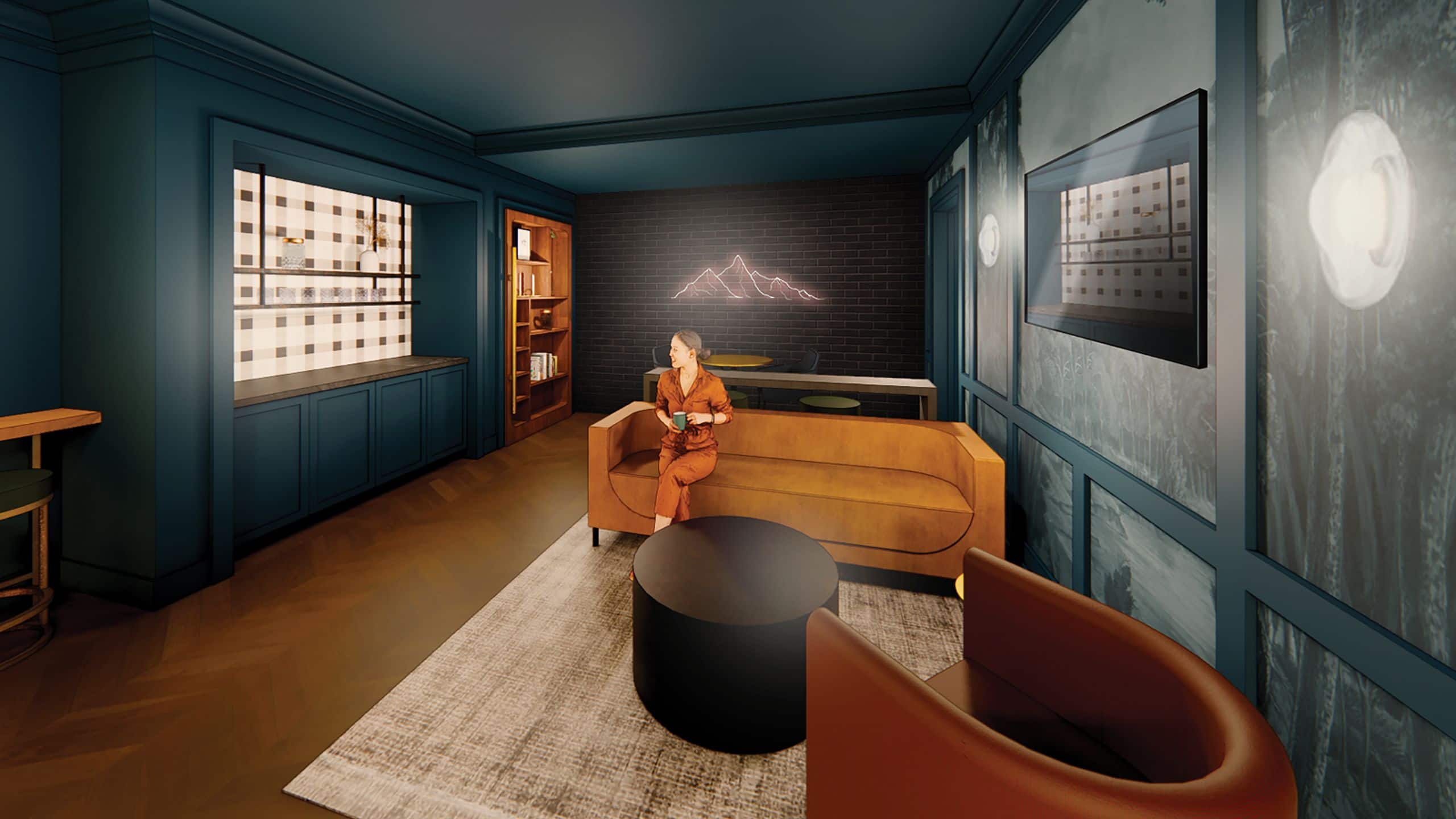 Hotel 1000 Golf Suite Rendering